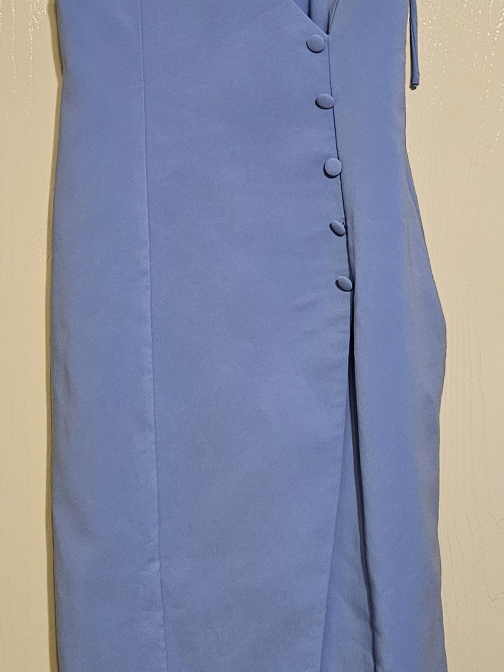 Camila Coelho Revolve Aaliyah Midi Dress, Size S, Baby Blue, excellent condition